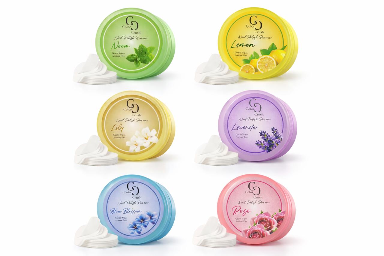 Color Crush Nail Polish Removing Wipes