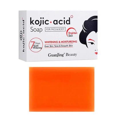 GuanJing Beauty Kojic Acid Whitening Soap For Face And Body - Melova Cosmetics