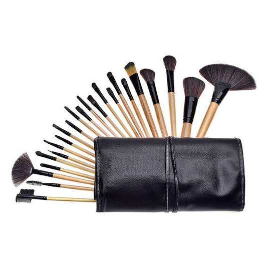 24 PC Professional Makeup Brush Set - Melova Cosmetics