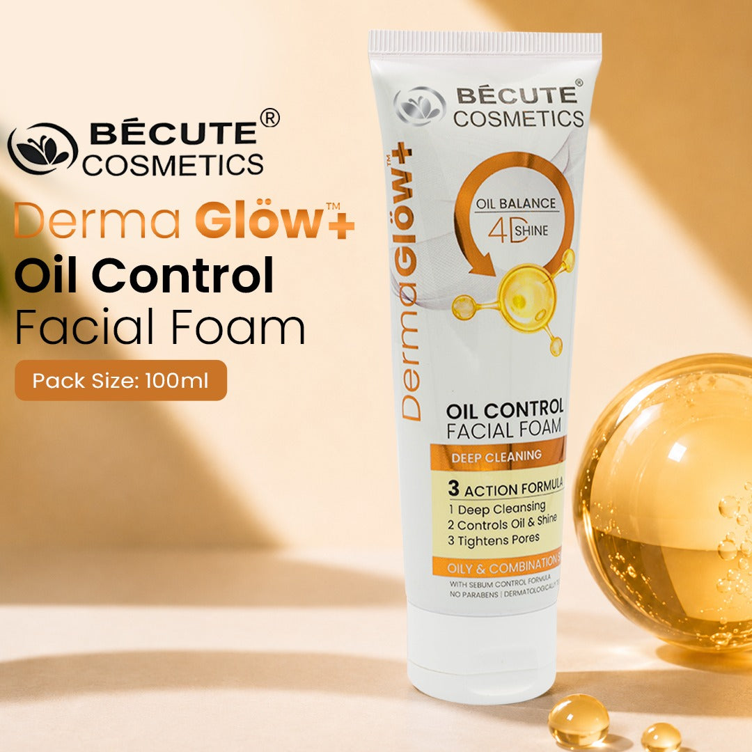 Bécute Cosmetics Derma Glöw+ Oil Control Facial Foam – 100ml