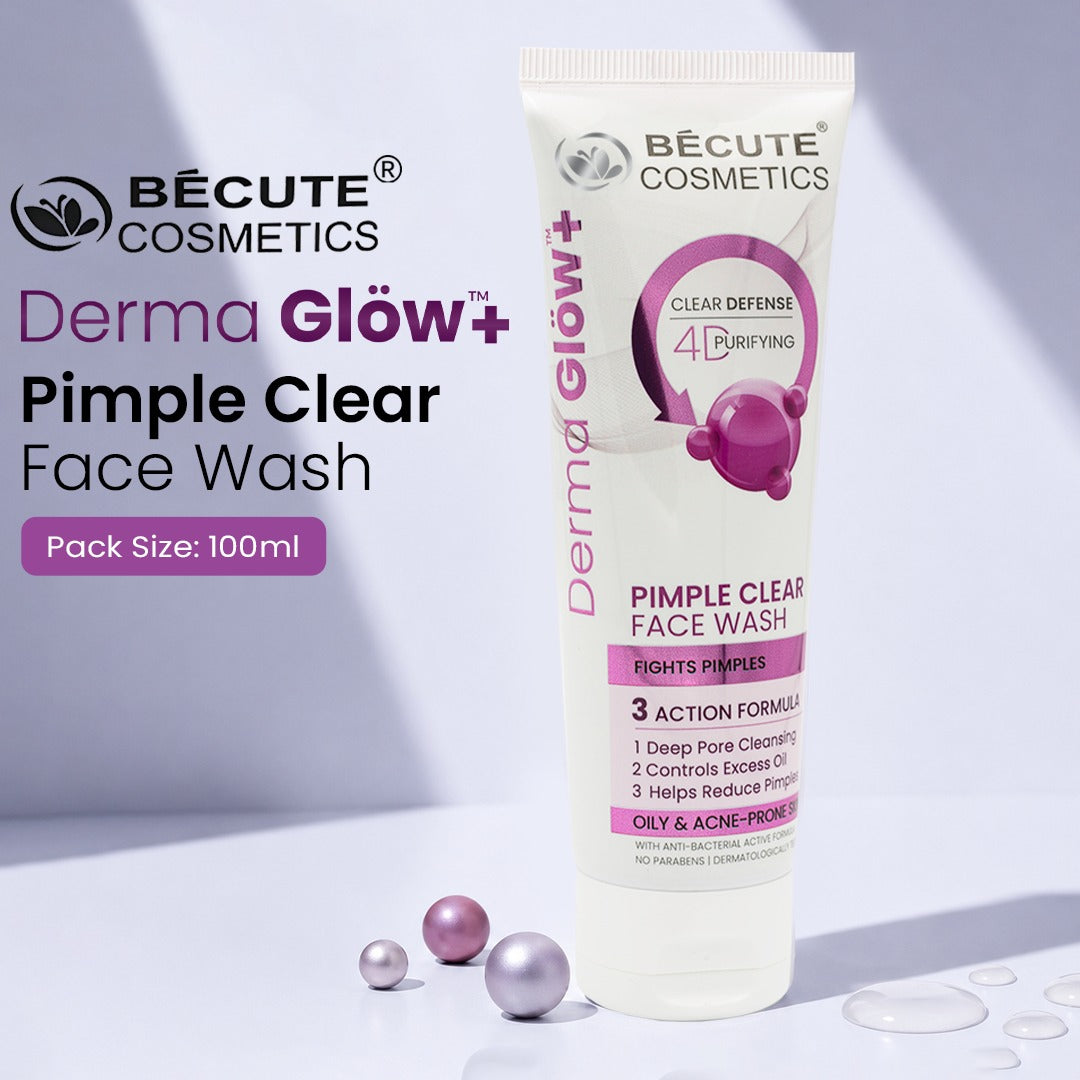 Bécute Cosmetics Derma Glöw+ Pimple Clear Face Wash – 100ml