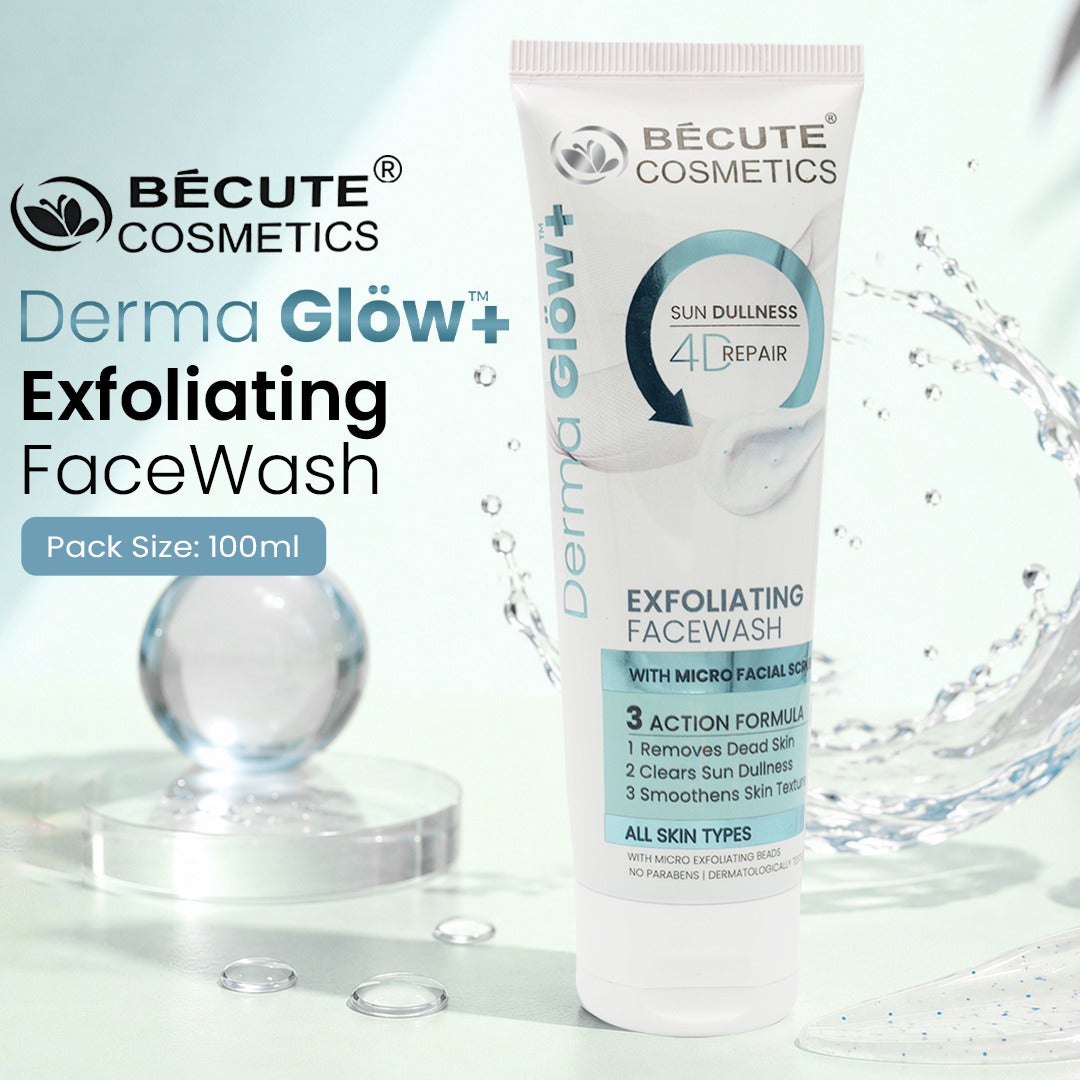 Bécute Cosmetics Derma Glöw+ Exfoliating Face Wash – 100ml