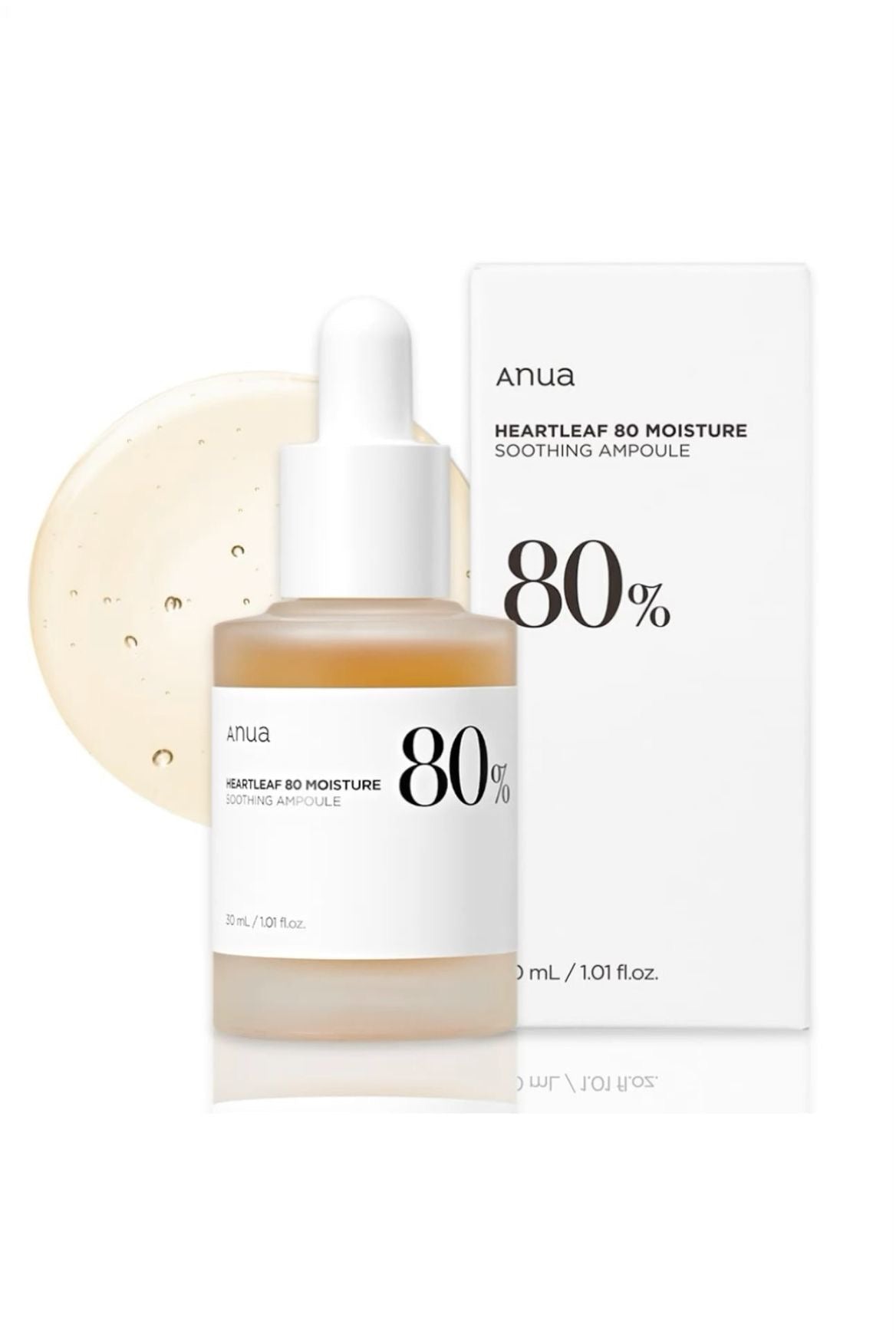 Anua Houttuynia Cordata 80% Moisture Soothing Ampoule 30ml