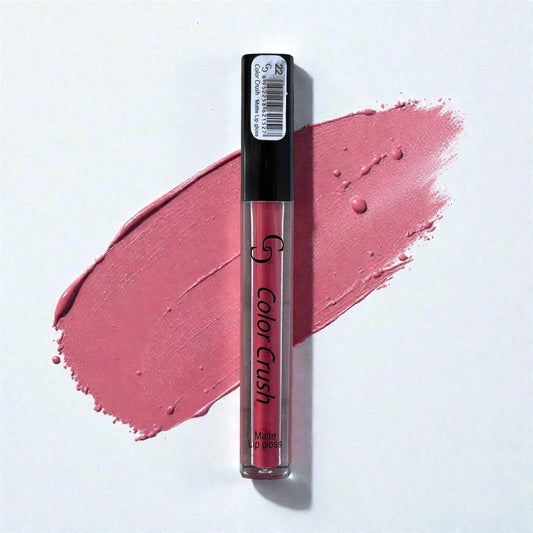 Color Crush Matte Lip Gloss - Bubble Gum Pink (22) - Melova Cosmetics