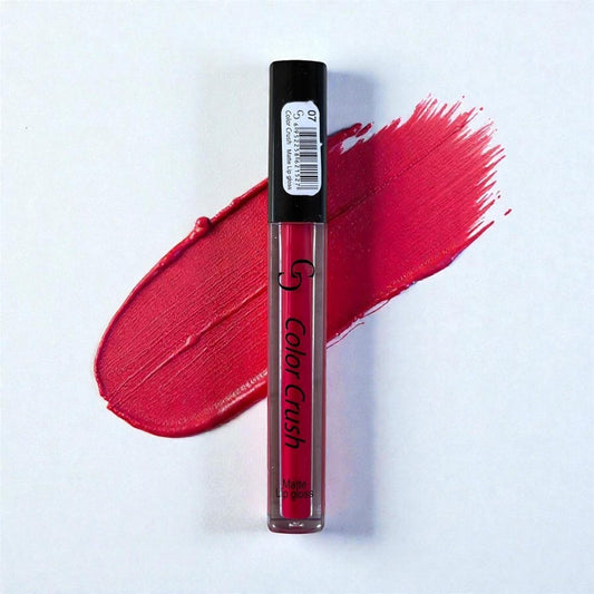 Color Crush Matte Lip Gloss - Crimson Bold (07) - Melova Cosmetics