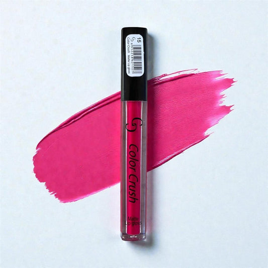 Color Crush Matte Lip Gloss - Fuchsia (15) - Melova Cosmetics
