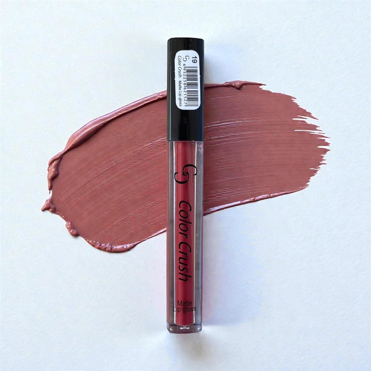 Color Crush Matte Lip Gloss - Nude Rose (19) - Melova Cosmetics