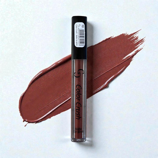 Color Crush Matte Lip Gloss - Warm Cocoa (10) - Melova Cosmetics