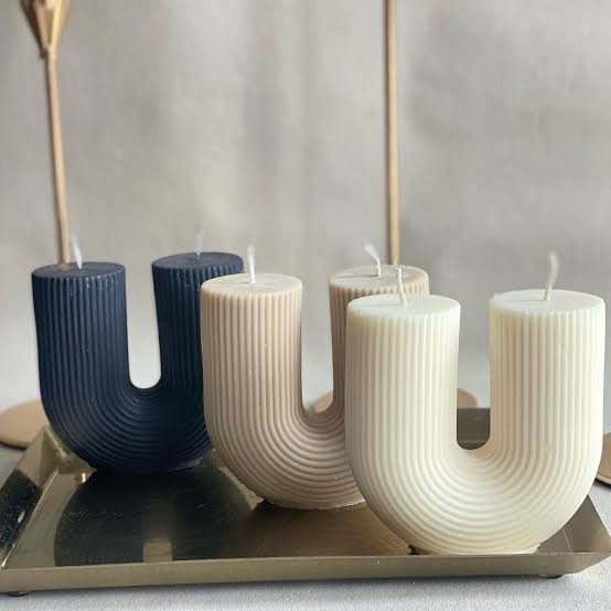 U-Shaped Candle - Melova Cosmetics