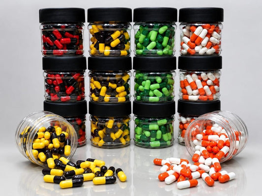 Whitening Powder Capsule - 60 pc Jar - Melova Cosmetics
